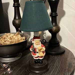 Vintage Santa lamp
